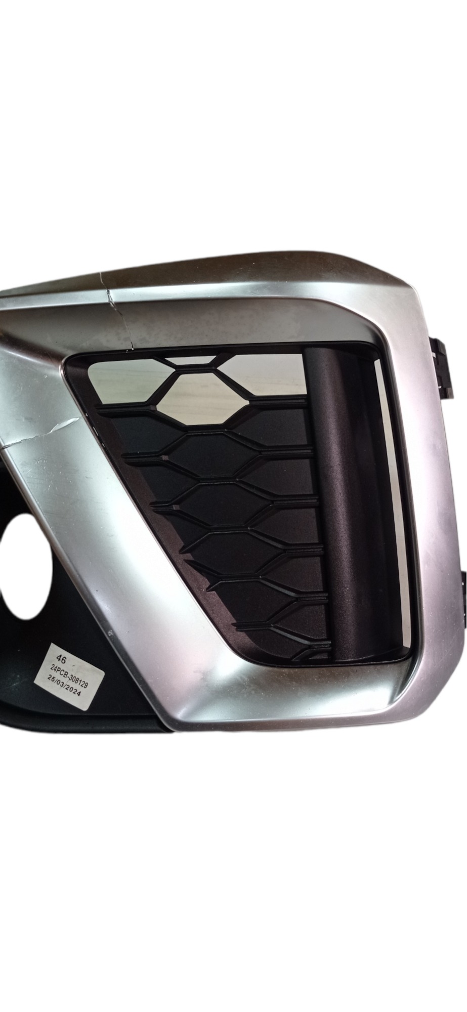 Grade Farol Milha Esquerda Audi A4 Sline 2021 2023 P Recu Preto Esquerdo 3
