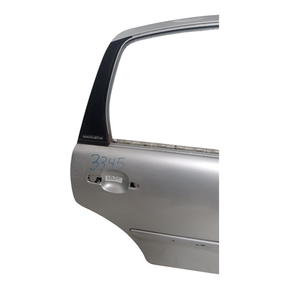 Porta Traseira Direita Citroën C3 2011 2012 Para Recuperar Traseira Direita Prata 3