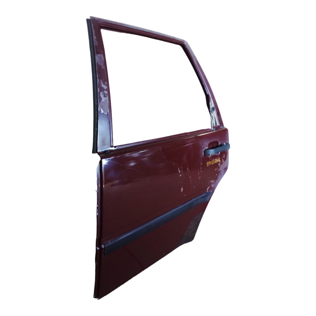 Porta Traseira Esquerda Volvo 460 1995 Para Recuperar  Traseira Esquerdo Vermelho 3