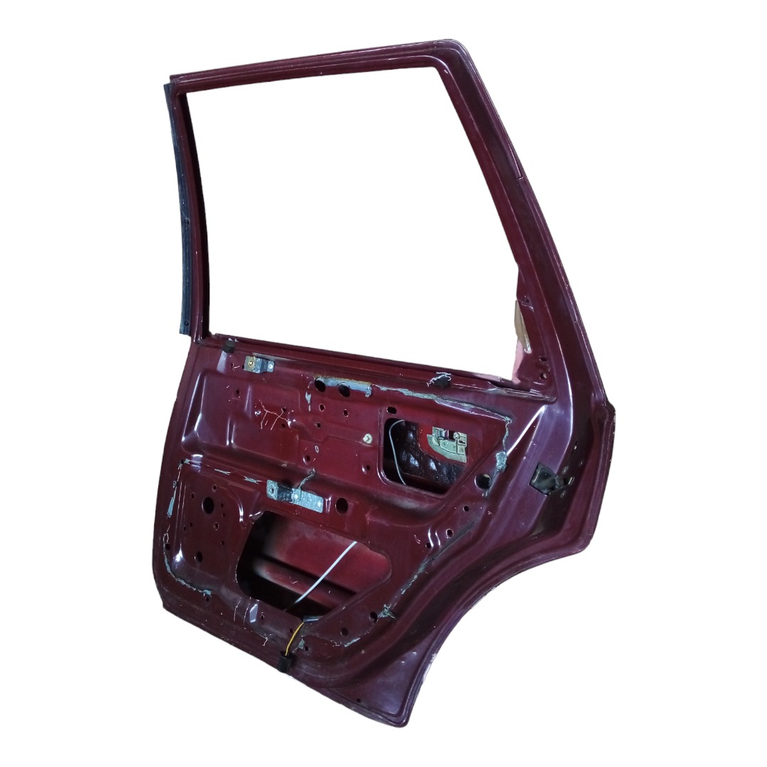 Porta Traseira Direita Volvo 460 1995 Para Recuperar  Traseira Direito Vermelho 6