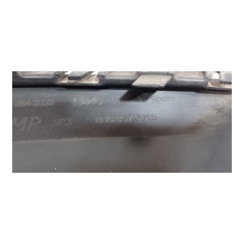 Spoiler Parachoque Dianteiro Esquerdo Audi Q3 2015 A 2018 Preto 4