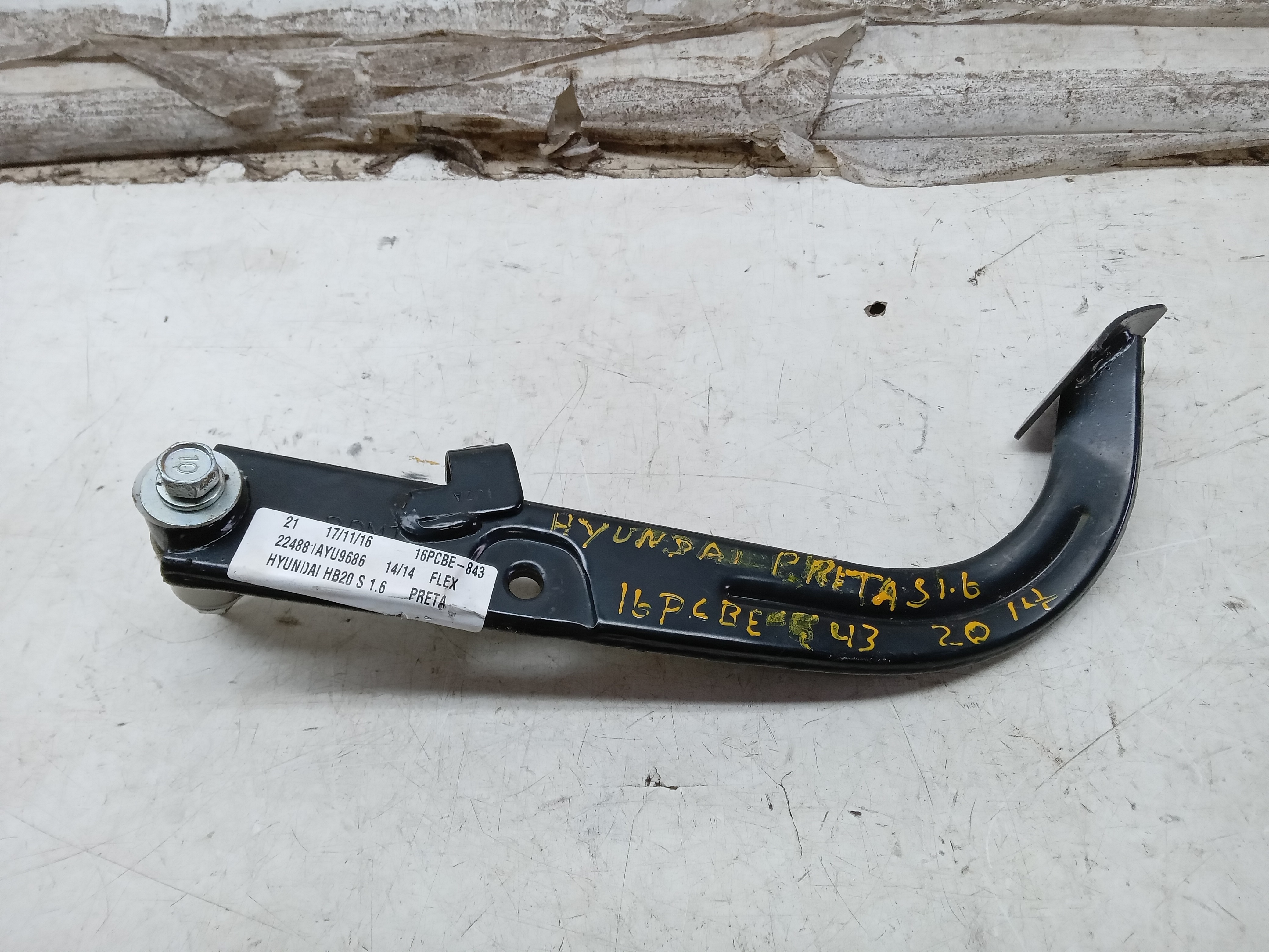 PEDAL FREIO HYUNDAI HB20 2014 2
