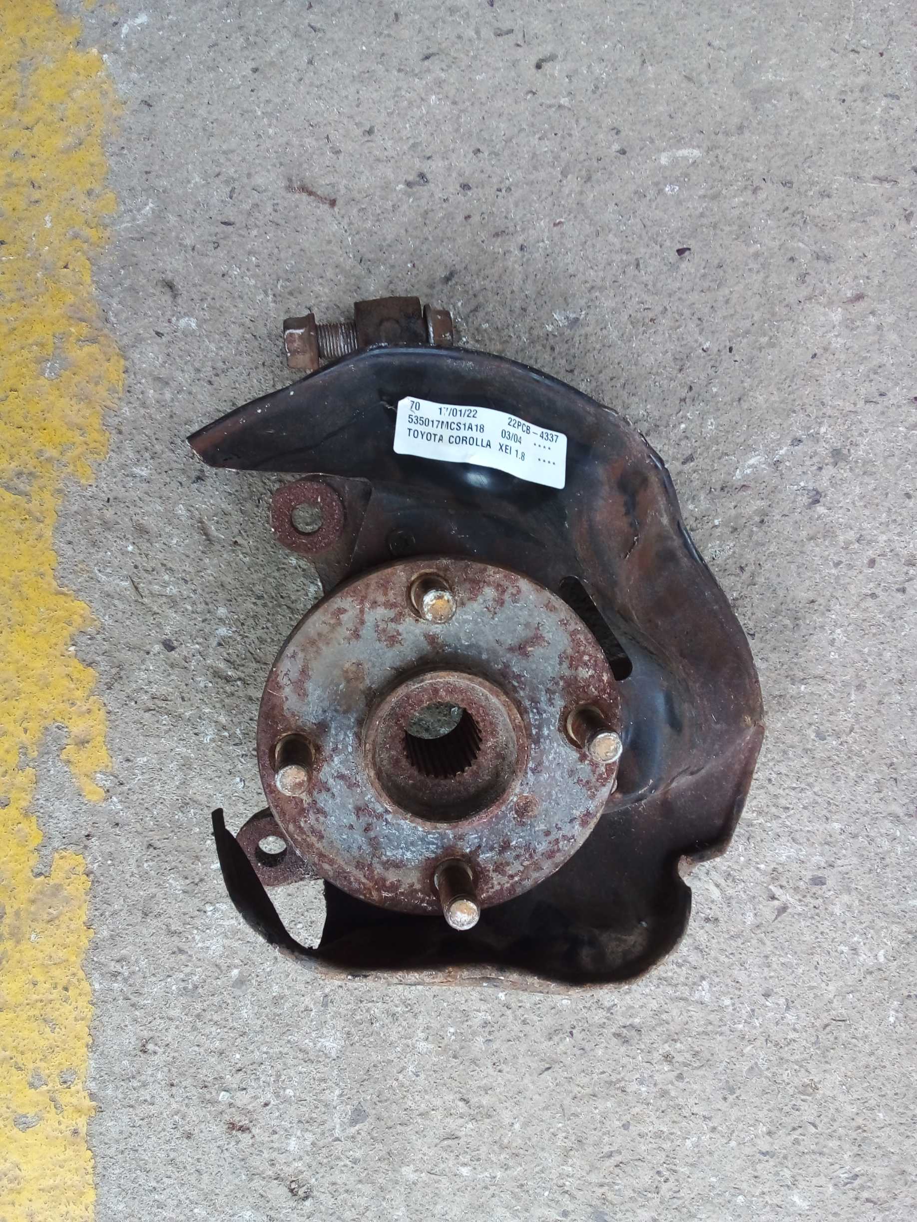 CUBO MONTANTE DIANTEIRO ESQUERDO TOYOTA COROLLA XEI 1.8 2003 2