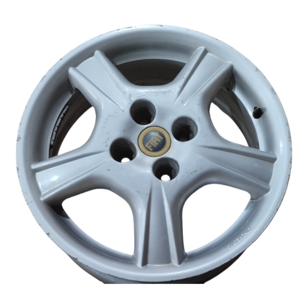 Roda Avulsa Aro 15 Fiat Brava Uno Palio Original P/recuperar Prata 2