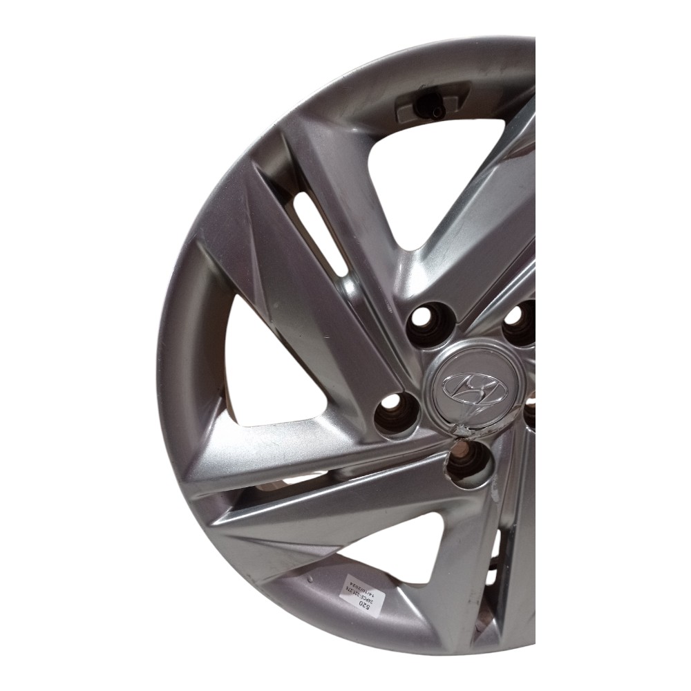 Roda Avulsa Aro 16 Hyundai Creta Para Recuperar  Prata 3
