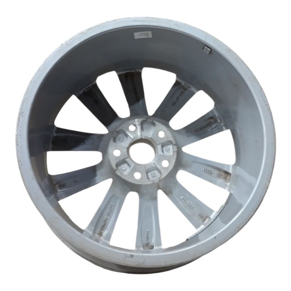 Roda Avulsa Aro 18 Audi Q3 Sportback 5x 112 Para Recuperar Prata 4