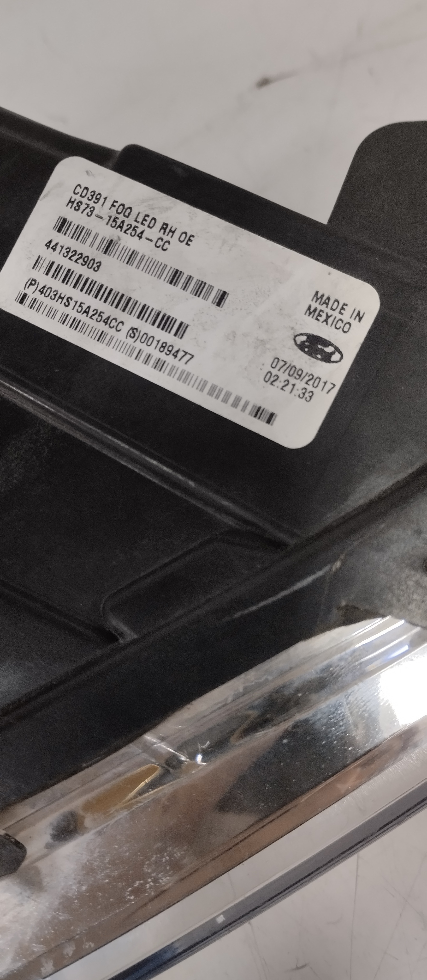 Farol Milha Esquerdo Led Ford Fusion Titanium 2017 2018 4