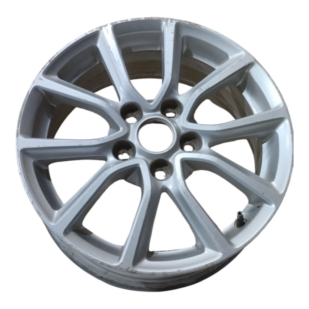 Roda Avulsa Aro 16 Mitsubishi Lancer 2015 Para Recuperar Prata 2