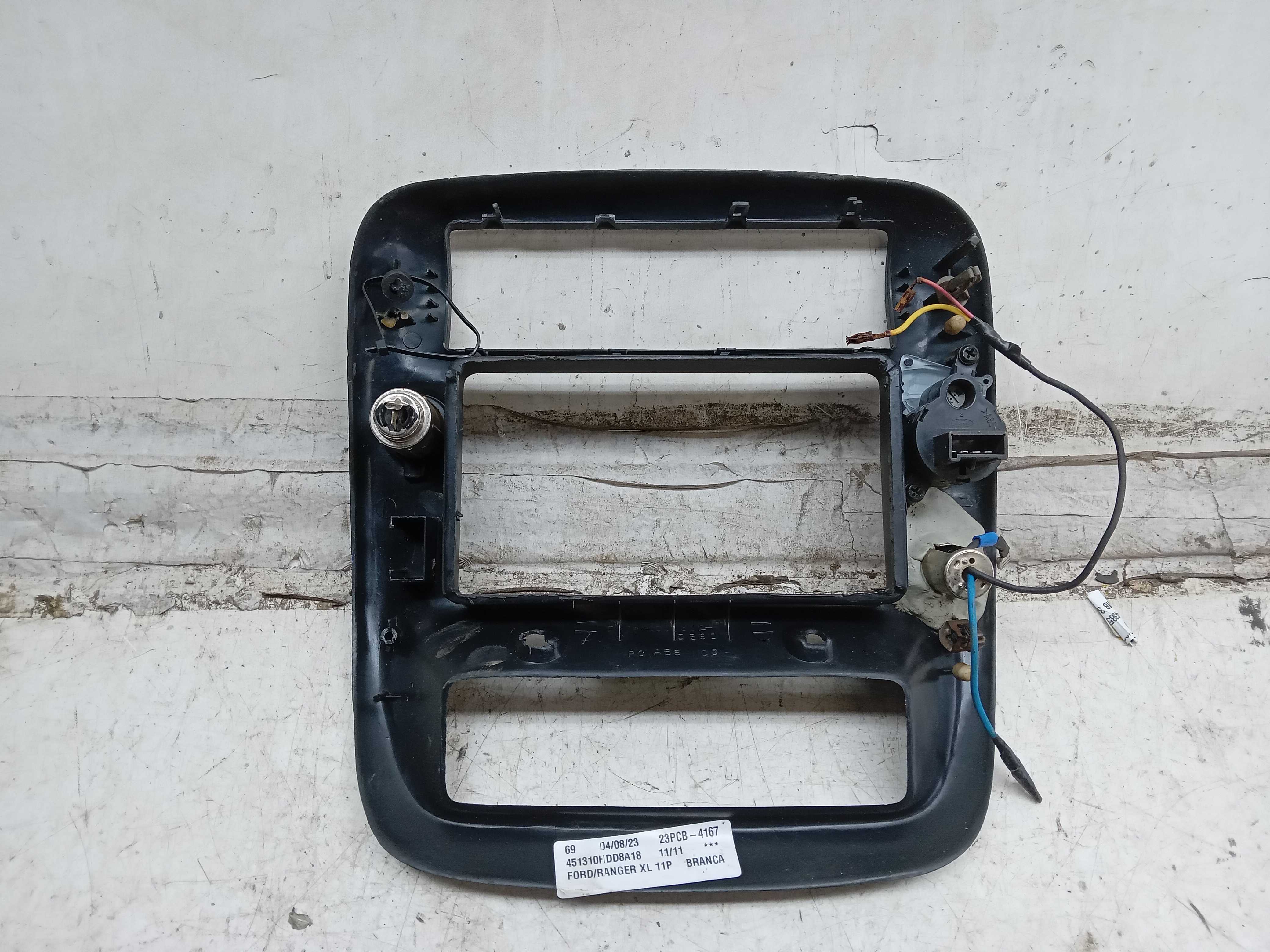 MOLDURA PAINEL CENTRAL MULTIMIDIA FORD RANGER 2011 2