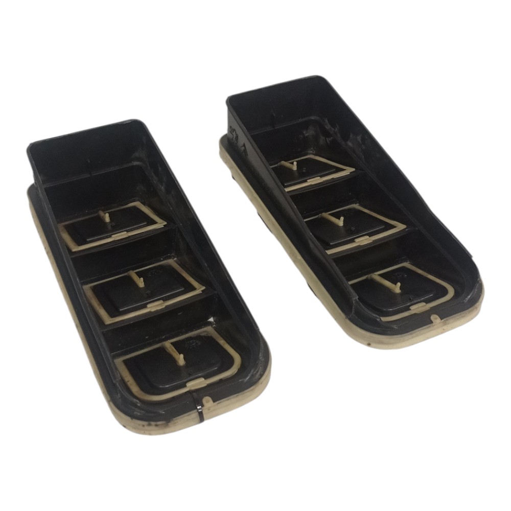 PAR DIFUSOR AR CARROCERIA TRASEIRA PEUGEOT 2008 2016 2017 1