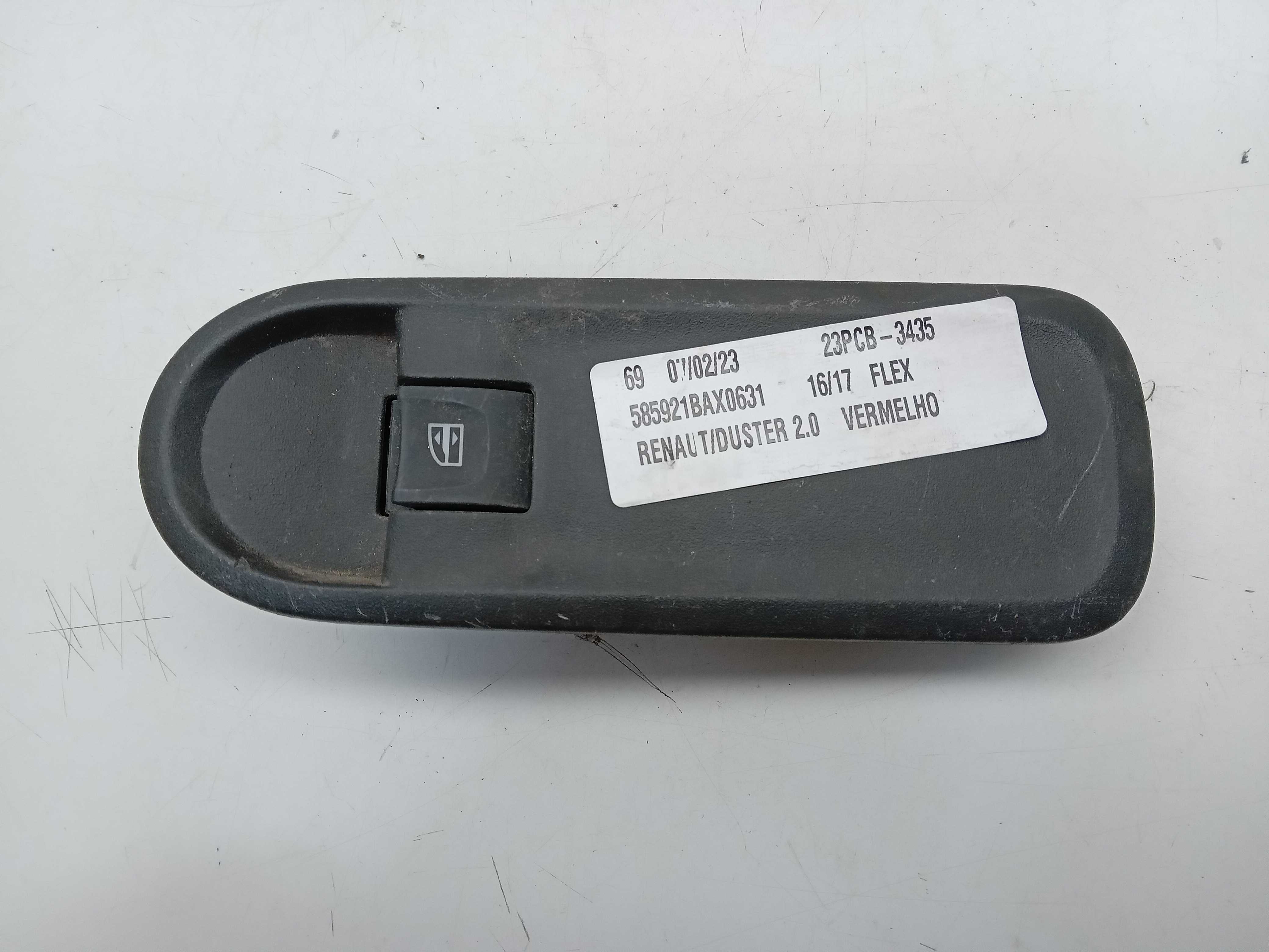 Comando botao vidro eletrico dianteiro ld renault duster 19 1