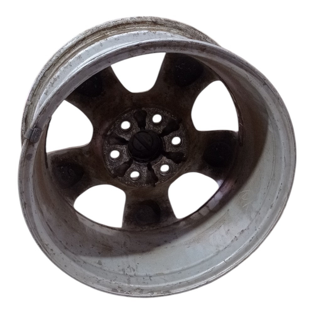 Roda Avulsa Aro 16 Nissan Frontier Para Recuperar  Prata 5