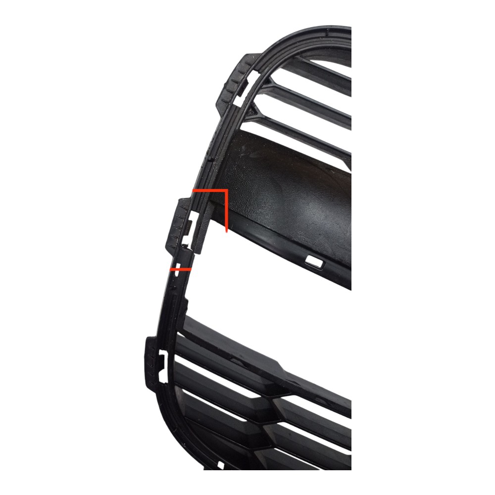 Grade Dianteira Citroen C3 Aircross 2009 A 2014 Com Detalhe Preto Xxxx 7