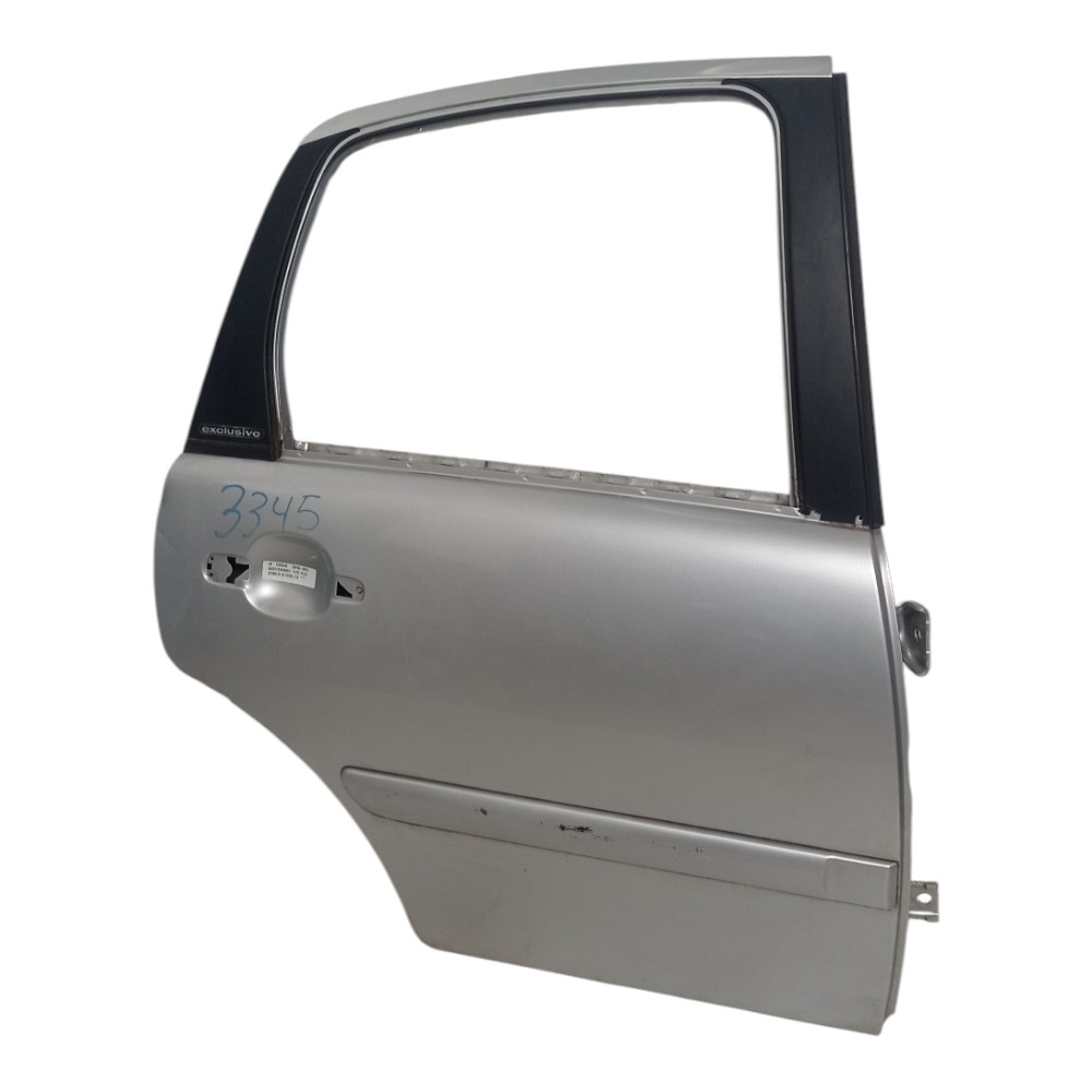 Porta Traseira Direita Citroën C3 2011 2012 Para Recuperar Traseira Direita Prata 1