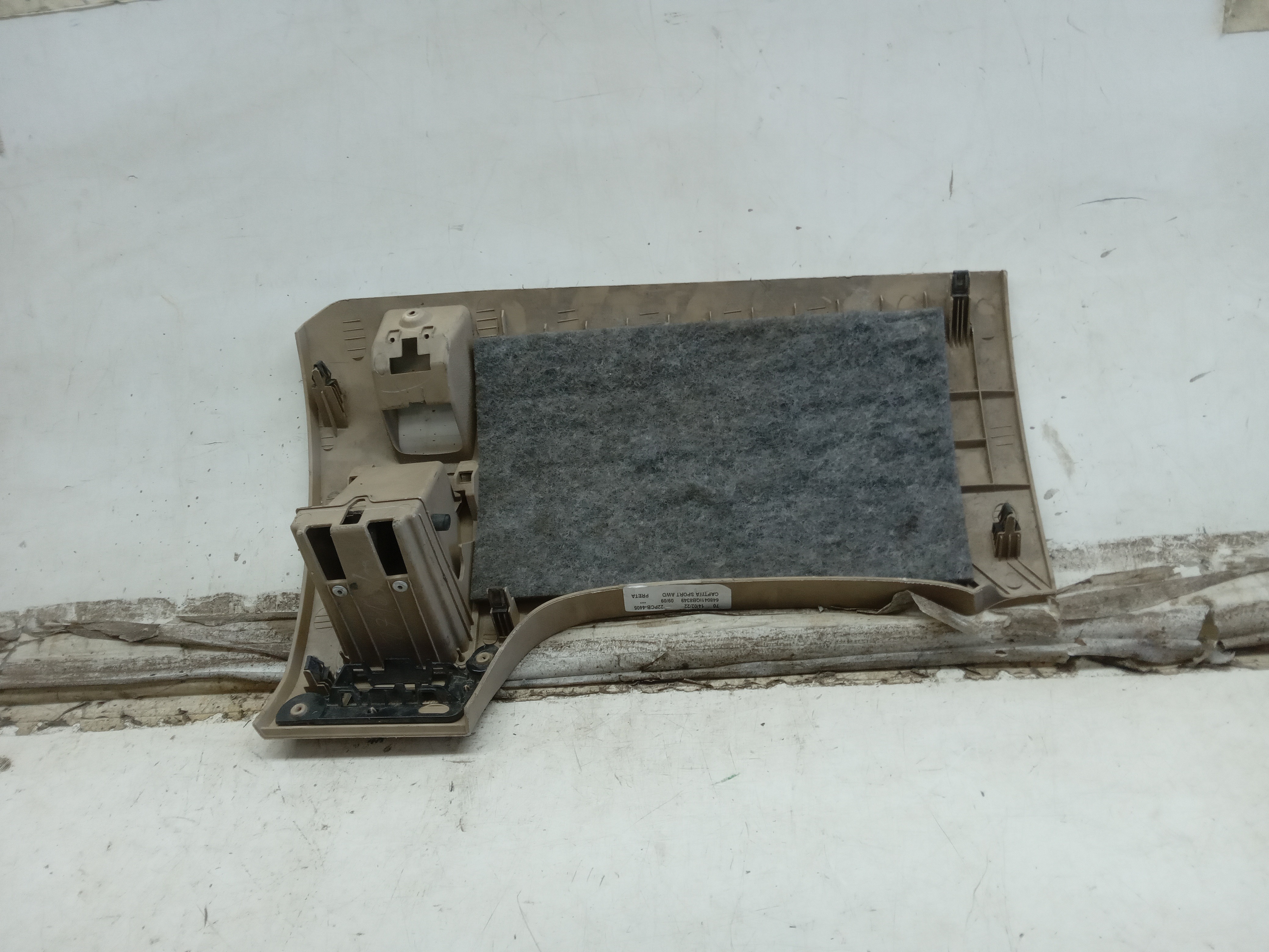 MOLDURA ACABAMENTO INFERIOR PAINEL GM CAPTIVA 2009 2