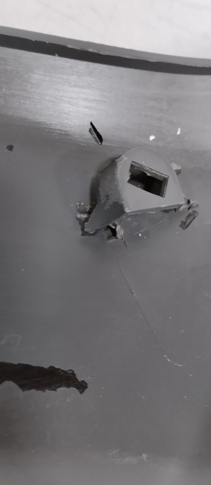 Moldura Friso Porta Tras Direita Suzuki Grand Vitara 1998 Prata 2