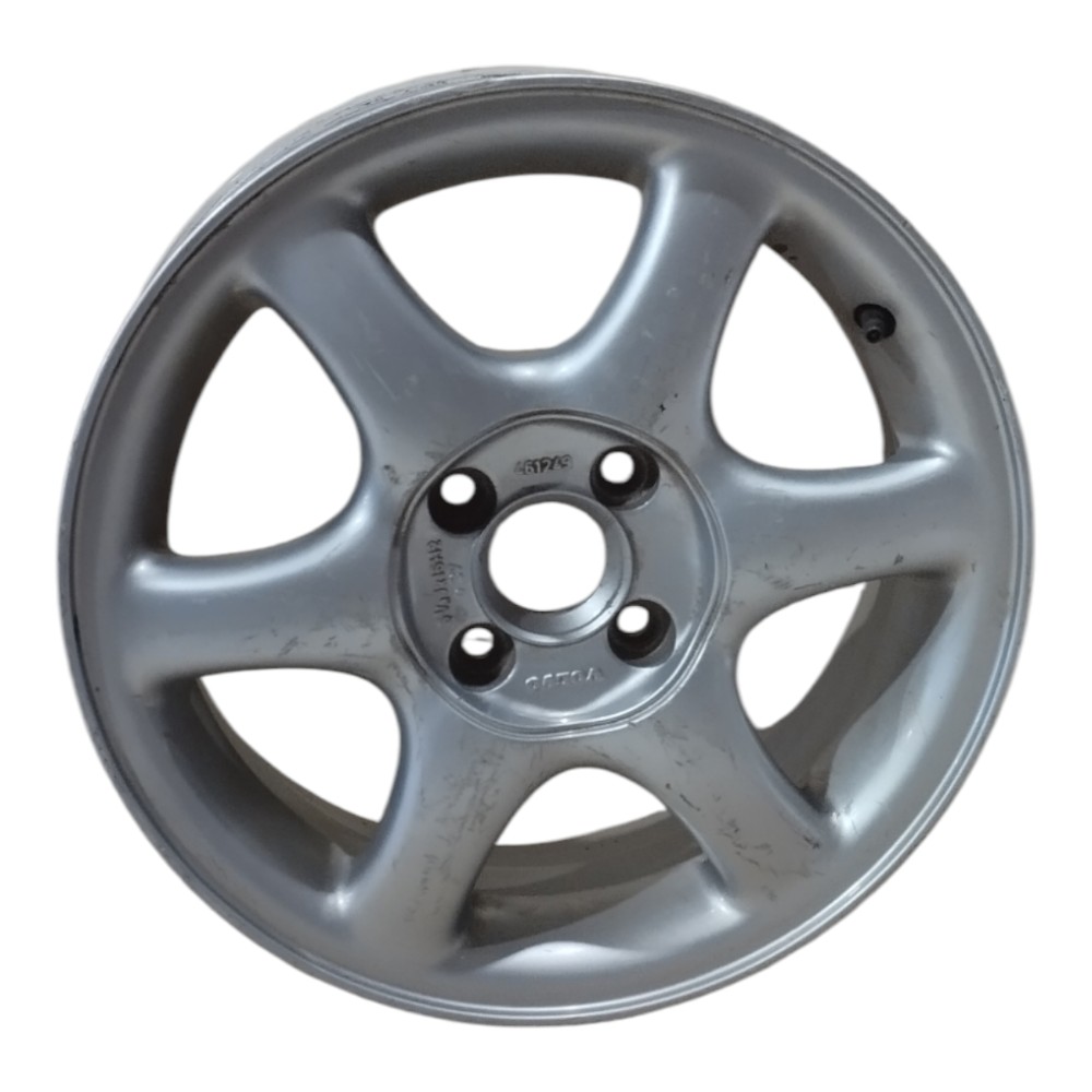 Roda Avulsa Aro 15 Volvo Original Para Recuperar Prata 2