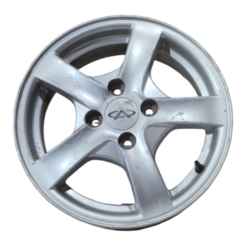 Roda Avulsa Aro 14 Chery Face Original Para Recuperar Prata 2