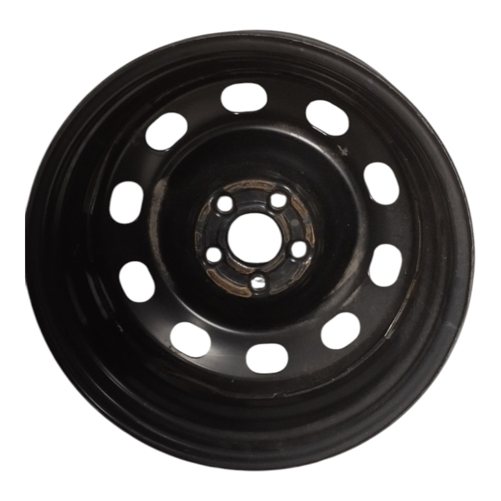 Roda De Ferro Aro 16 Vw T-cross Virtus Polo Virtus Fox Nivus Preto 4