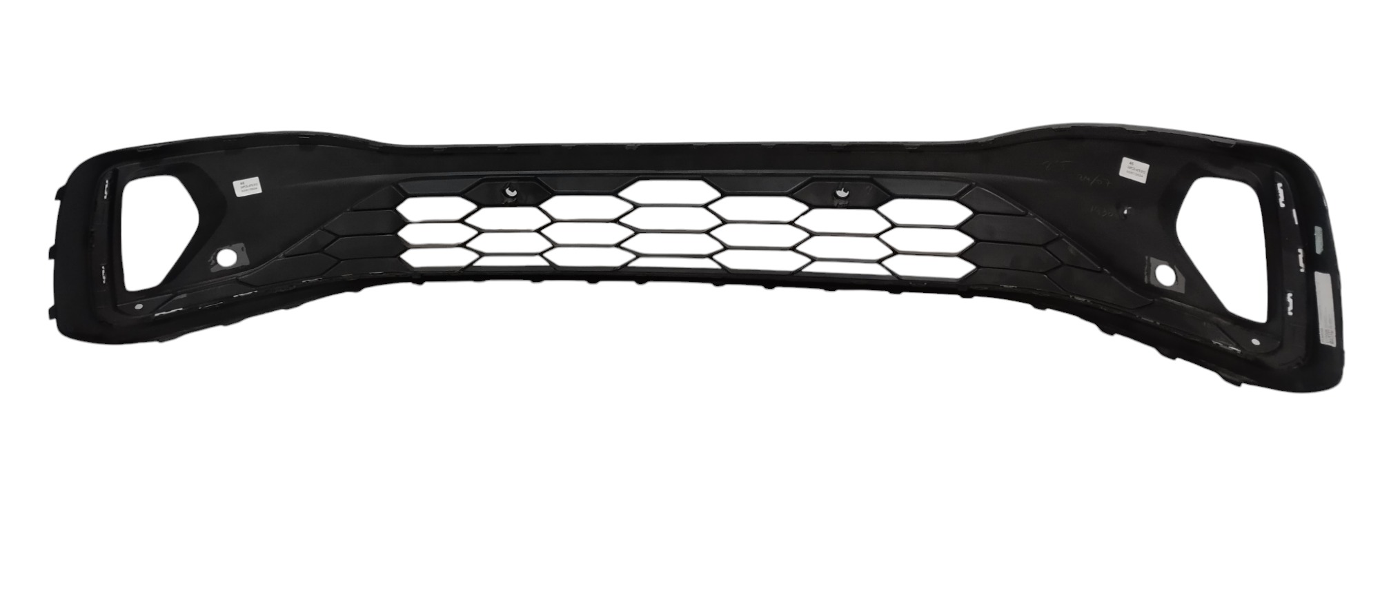 Grade Inferior Parachoque Diant Vw Virtus 2024 P/ Recuperar Preto Brilhante 4