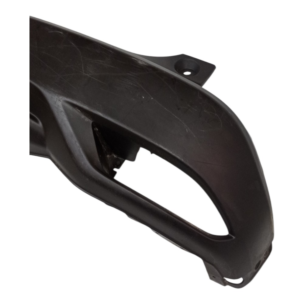 Moldura Parachoque Traseiro Honda Hrv 2017 Com Furo P Sensor Preto 4