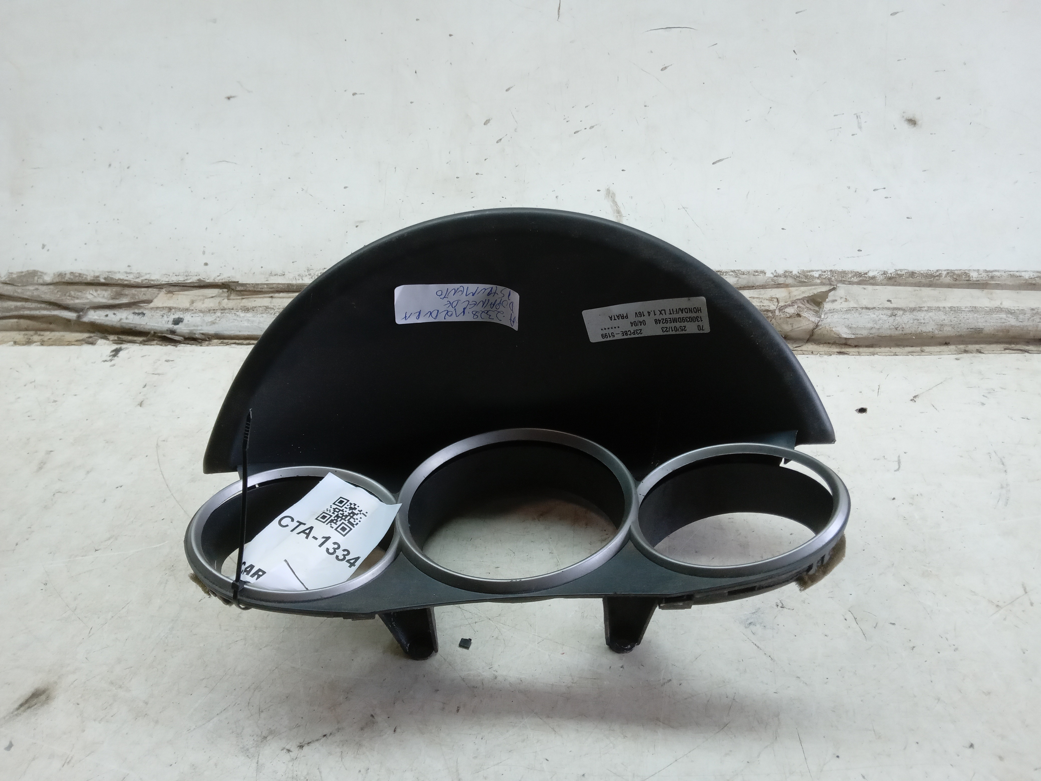 MOLDURA PAINEL DE INSTRUMENTOS HONDA FIT 2004 1