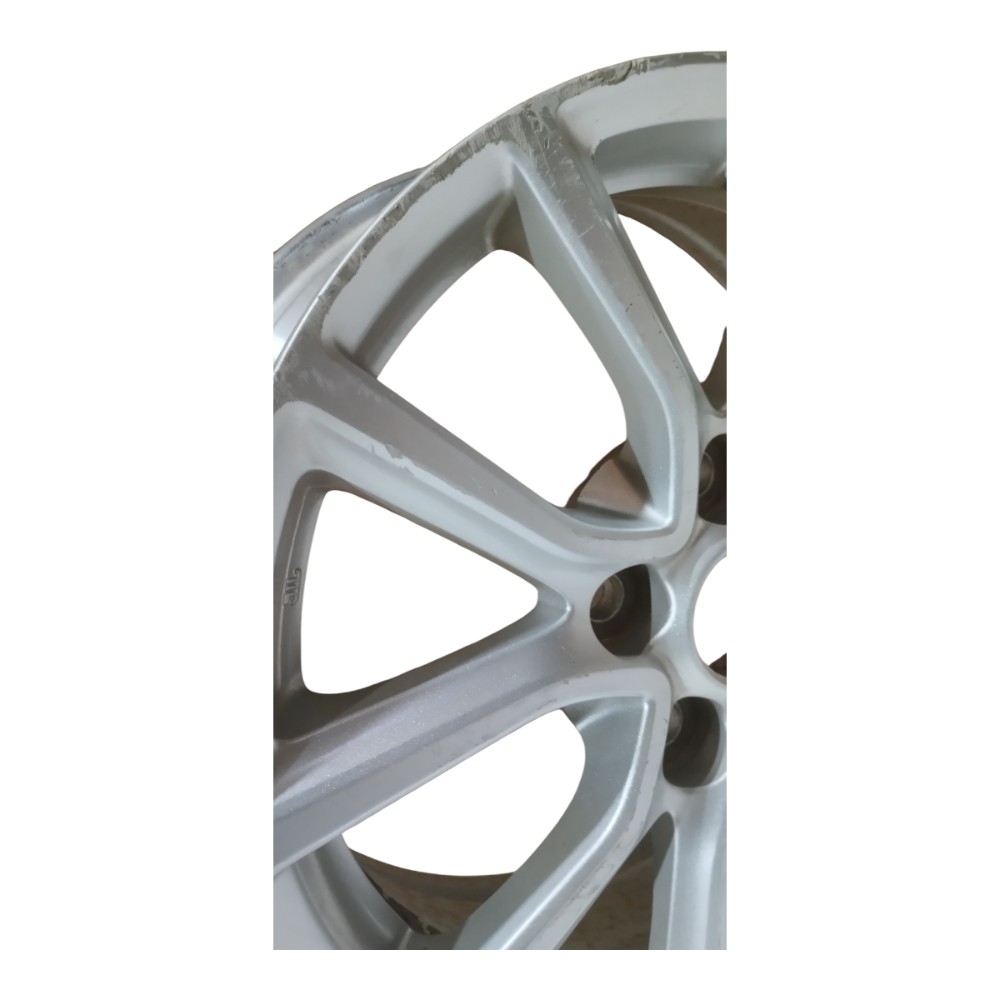 Roda Avulsa Aro 16 Mitsubishi Lancer 2015 Para Recuperar Prata 5