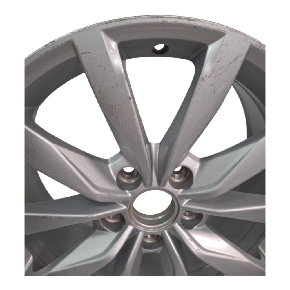 Roda Avulsa Aro 17 Vw Golf Original P/ Recuperar Prata 6