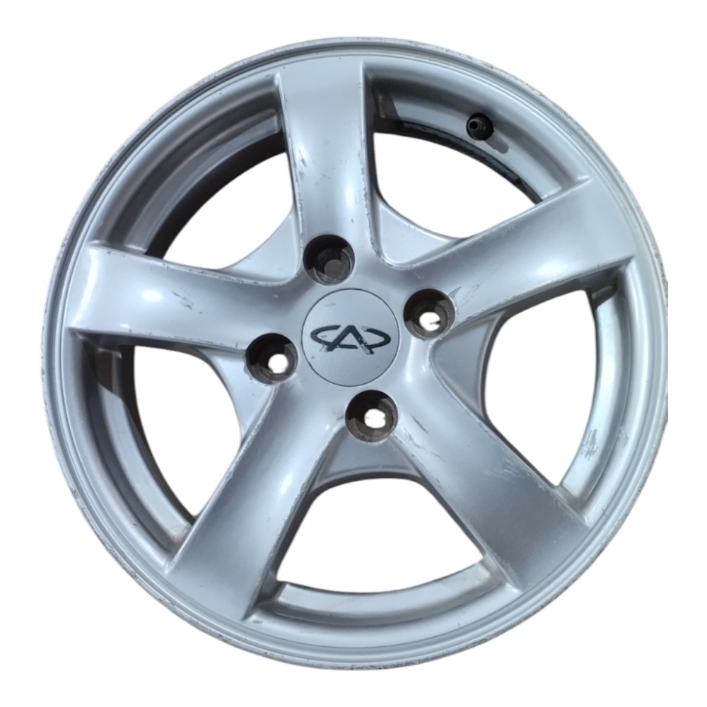 Roda Avulsa Aro 14 Chery S18 Original Para Recuperar 4×100 Prata 2