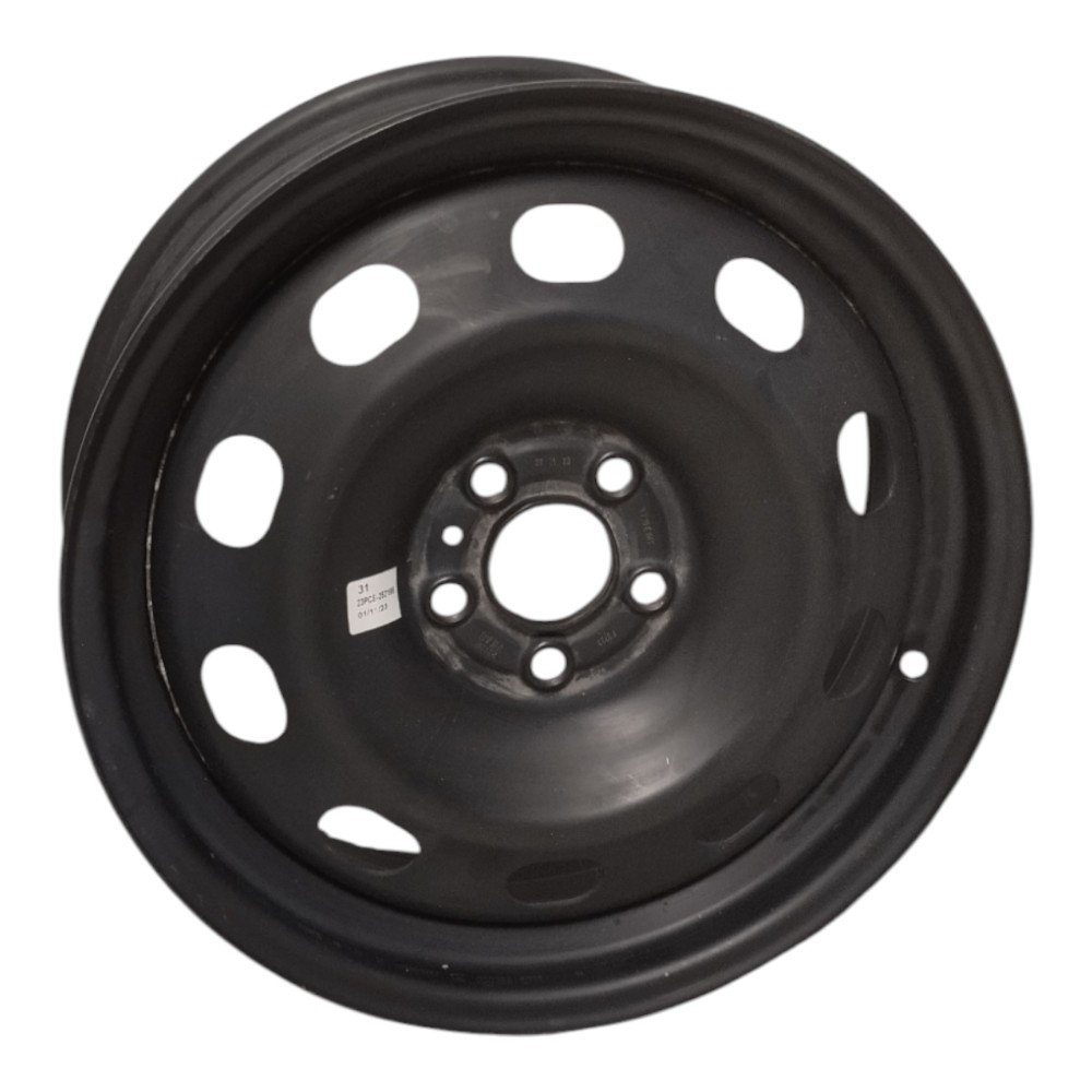 Roda De Ferro Aro 16 Vw T-cross Virtus Polo Virtus Fox Nivus Preto
