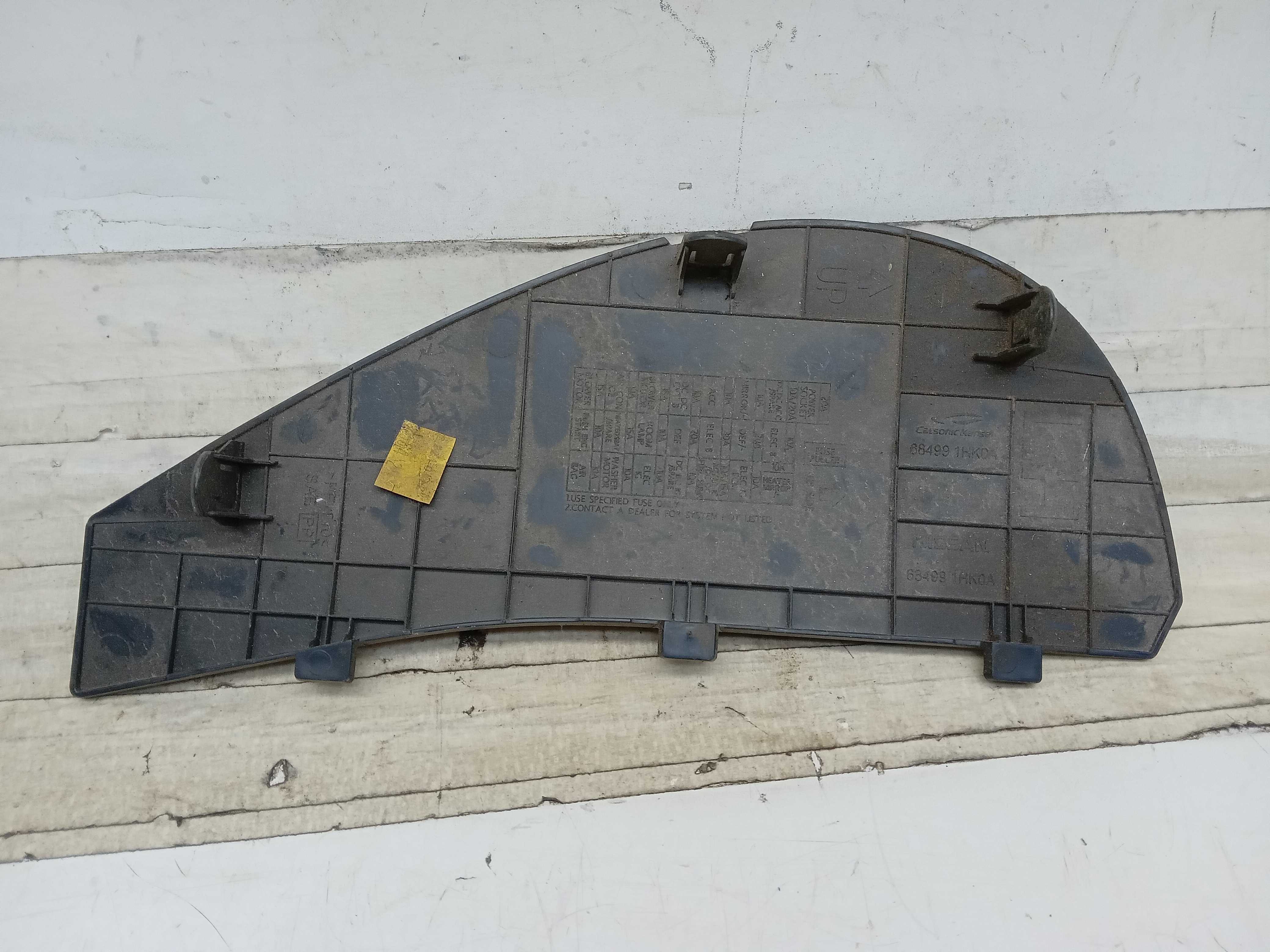 Acabamento moldura tampa caixa painel le nissan 2010 a 2014 2