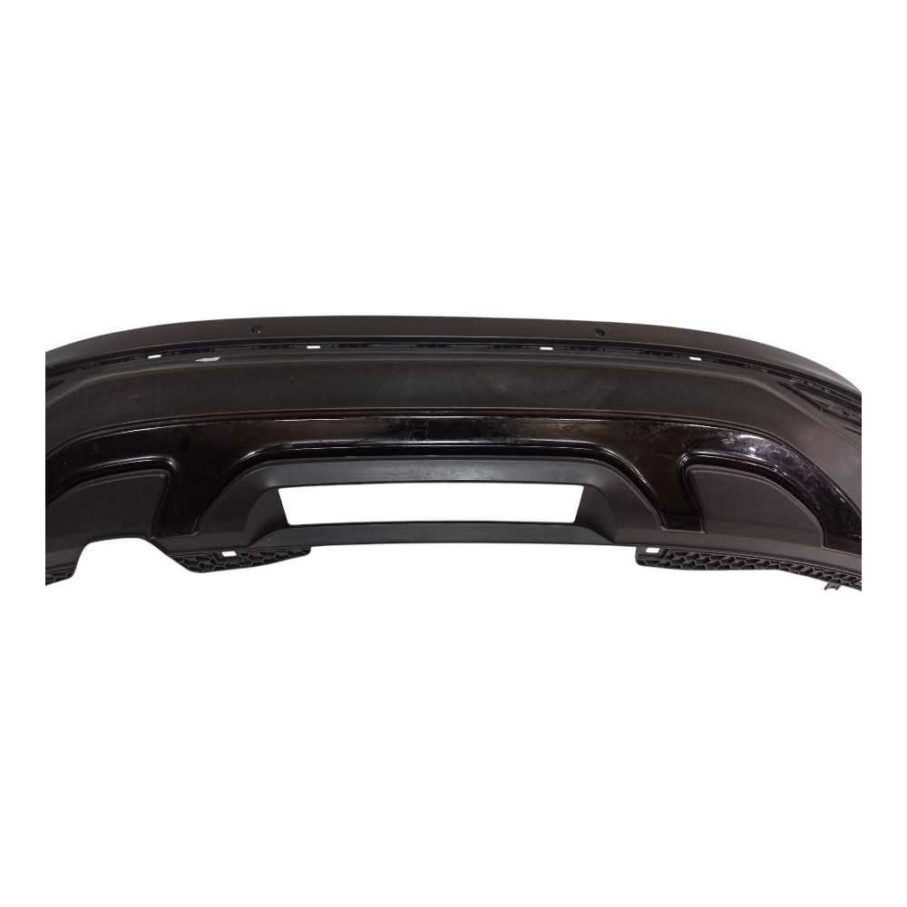 Spoiler Parachoque Inferior Traseiro Vw Nivus Highline 2022 Preto 3