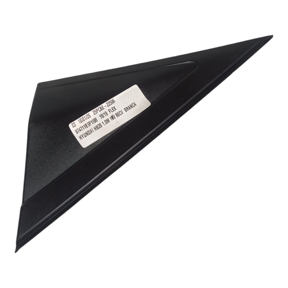 Moldura Externa Retrovisor Esquerdo Hyundai Hb20 2018 2019 1