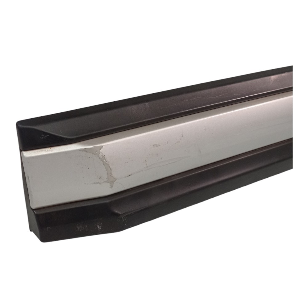Friso Moldura Porta Traseira Esquerda Outlander 2017 2018 Preto/prata 2