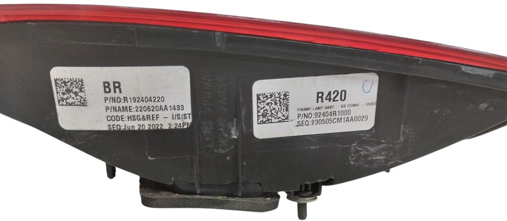 Lanterna Tampa Tras Direita Hyundai Hb20 2020 A 2022 Recup 4