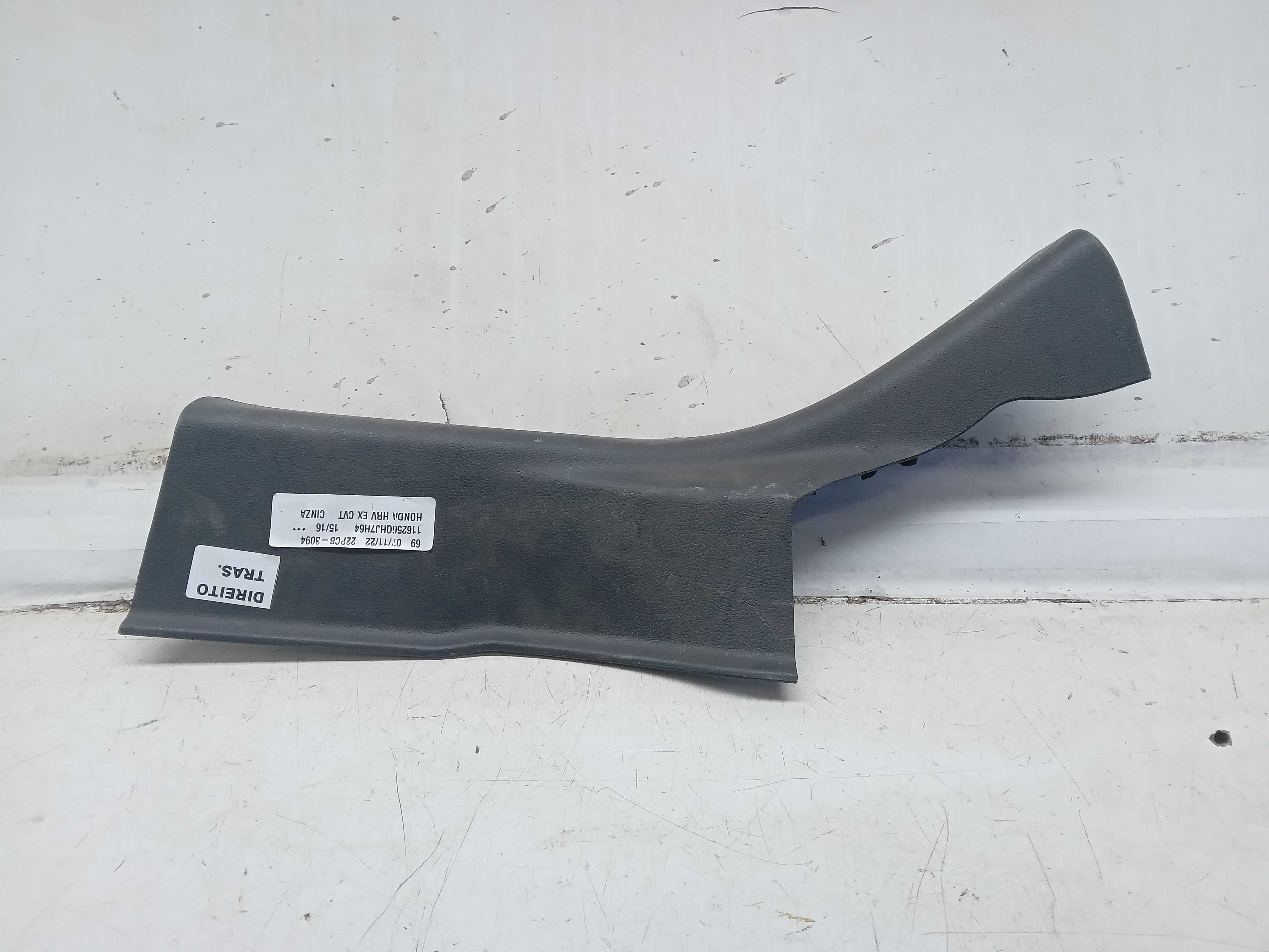 ACABAMENTO SOLEIRA TRASEIRA LD HONDA FIT / WRV 2015 2