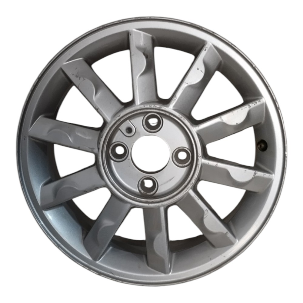 Roda Avulsa Original Aro 15 Renault Clio 2004 A 2012 Prata
