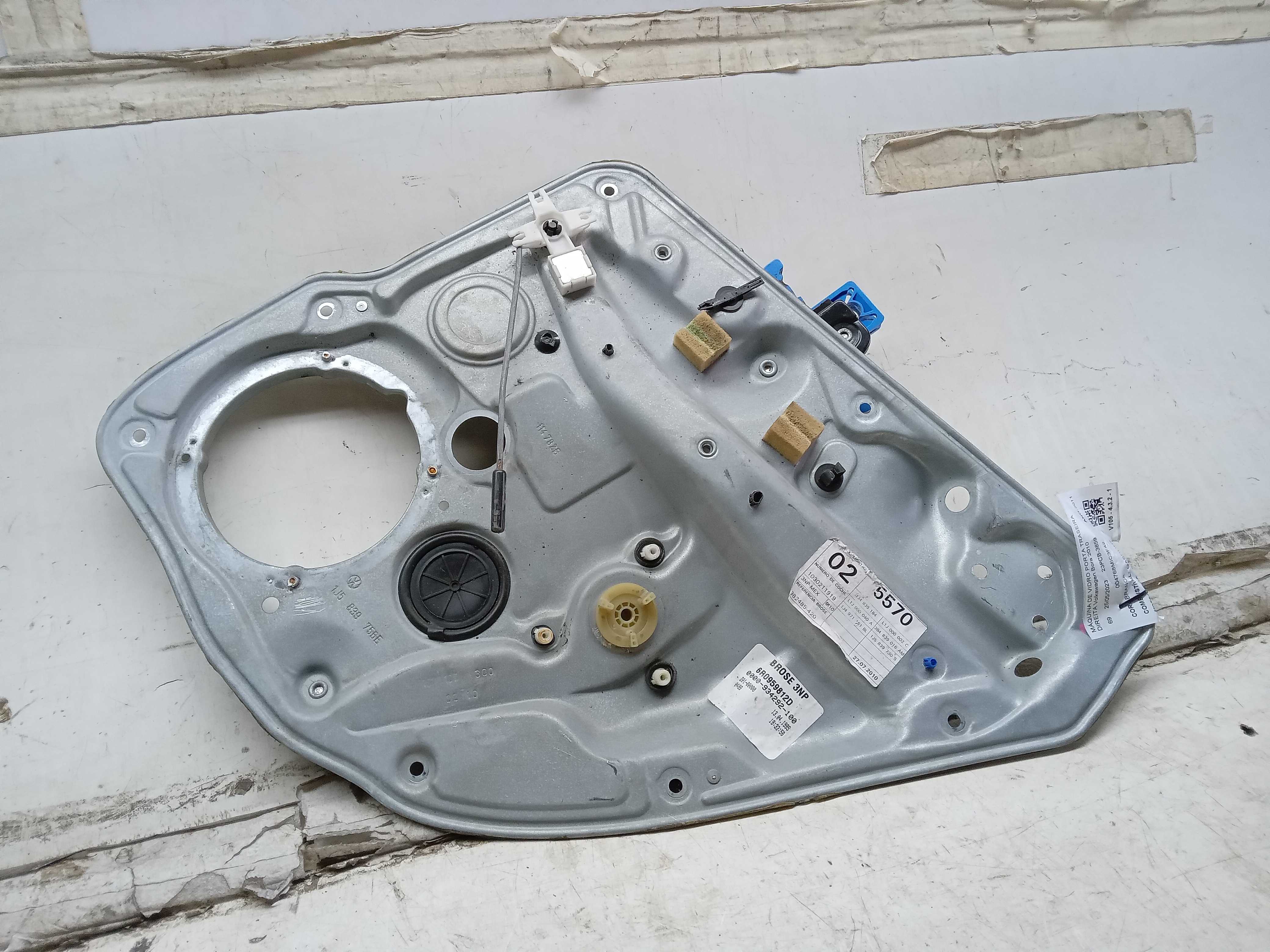 MÁQUINA VIDRO PORTA TRASEIRA LD VW BORA 2010