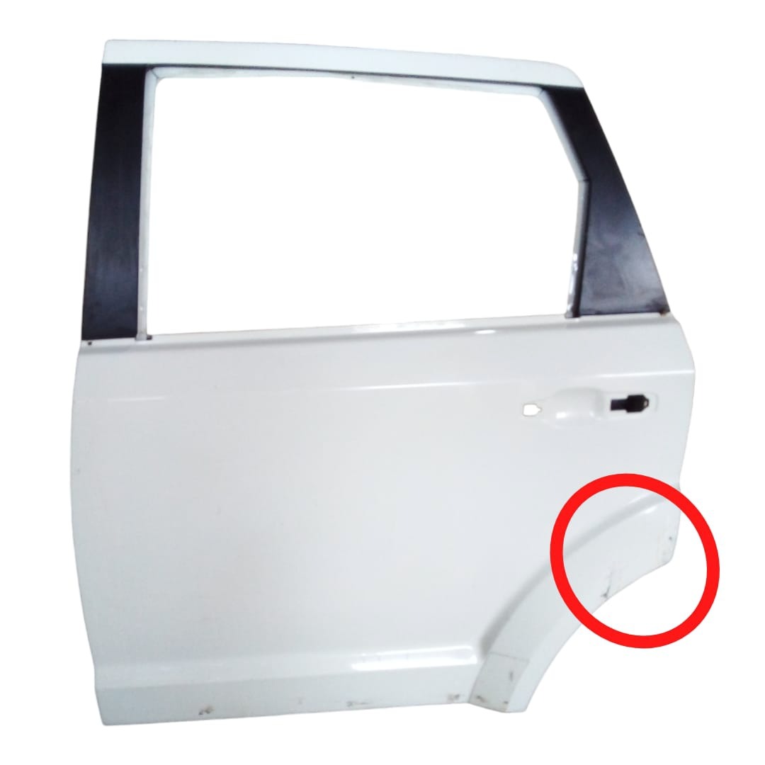 Porta Traseira Esquerda Fiat Freemont 2012 Para Recuperar  Traseira Esquerdo Branca 1