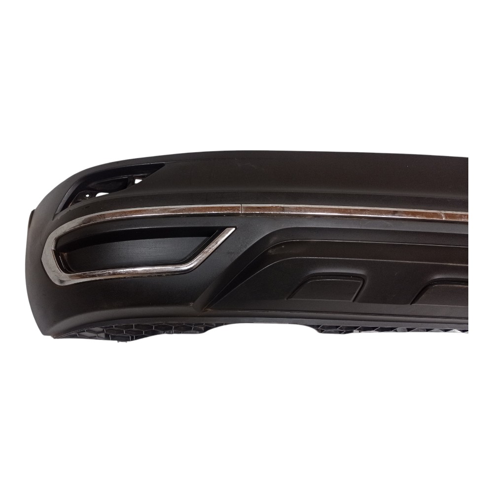Saia Spoiler Parachoque Tras Vw Tcross 2021 P Friso Cromado Preto 6