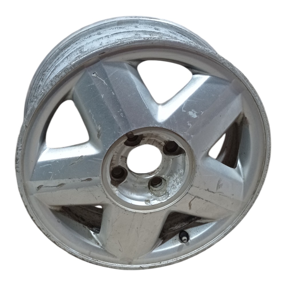 Roda Avulsa Aro 15 Renault Megane Sandero Para Recuperar  Prata