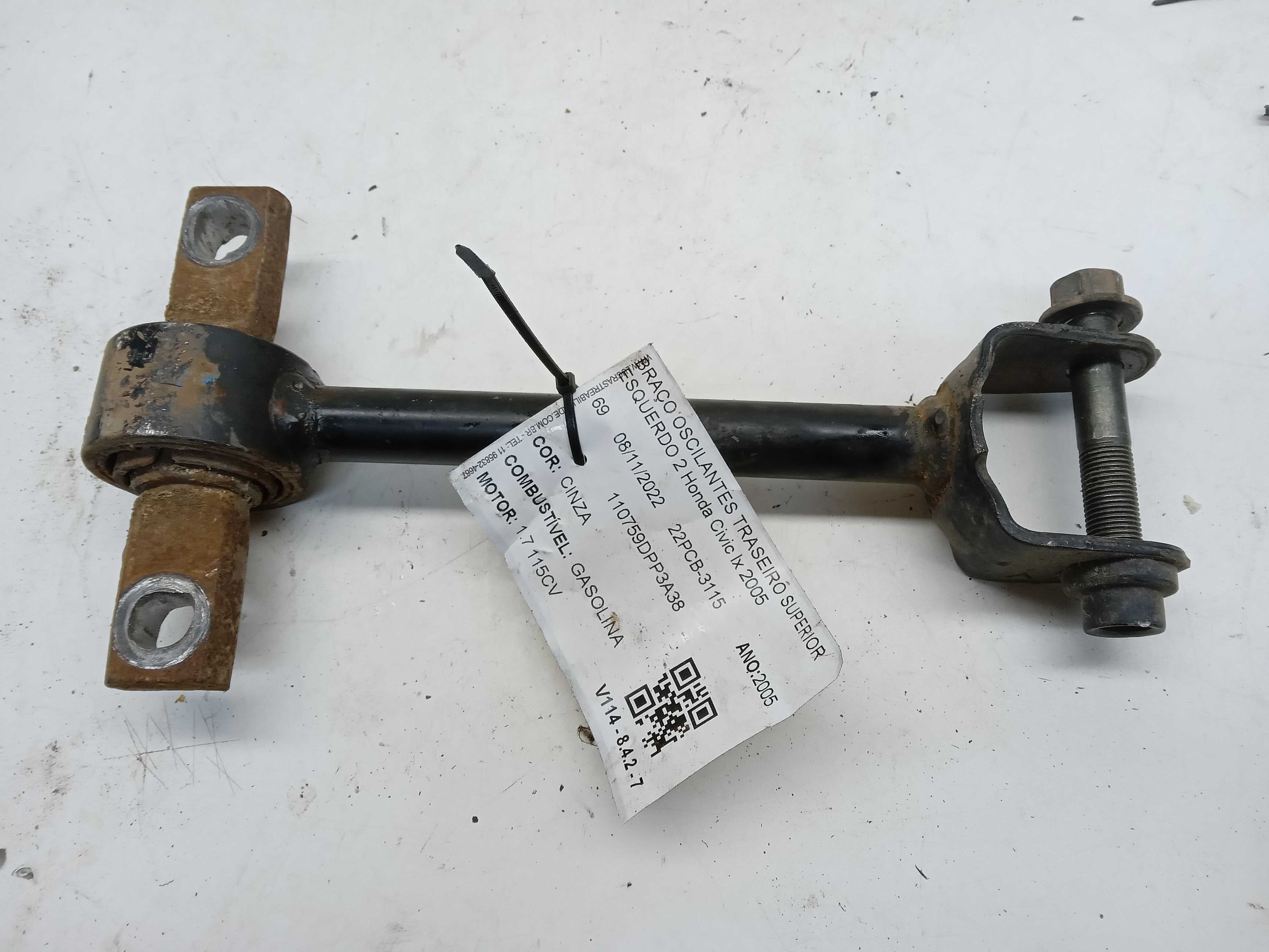 BRAÇO SUPERIOR SUSPENSAO TRAS LE HONDA CIVIC IX 2005