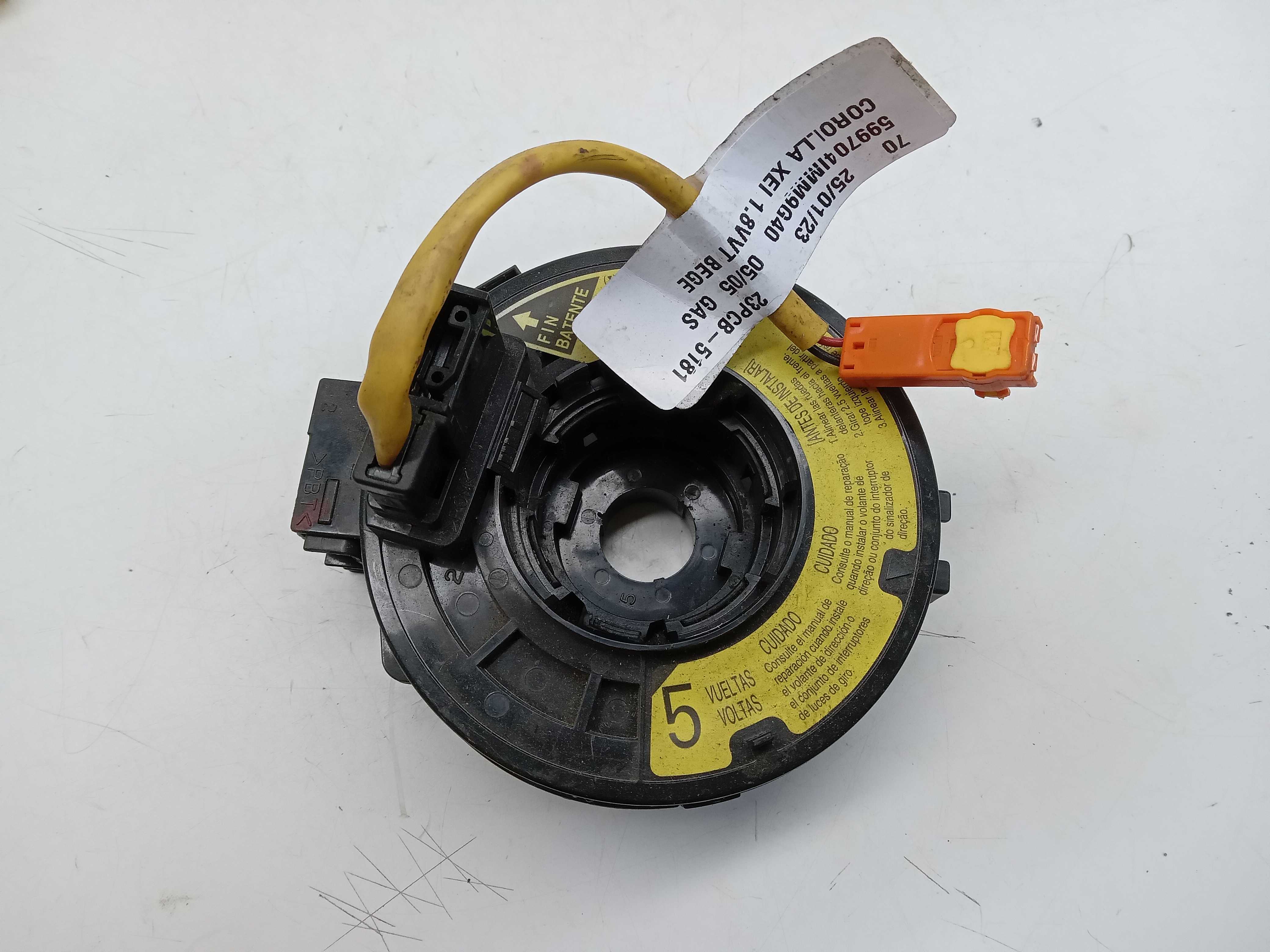CINTA HARD DISK AIRBAG TOYOTA COROLLA XEI 2005