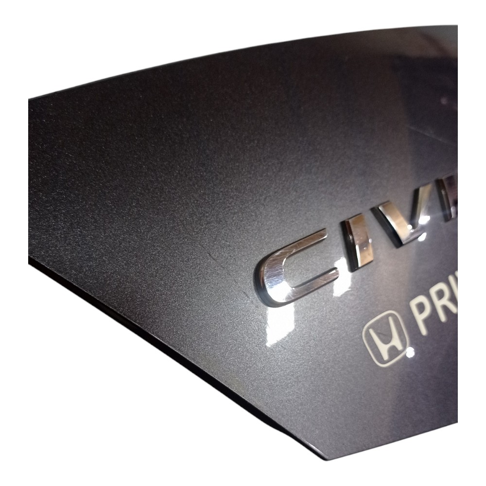 Aplique Tampa Traseira Honda Civic G10 2017 A 2021 P Recu 9