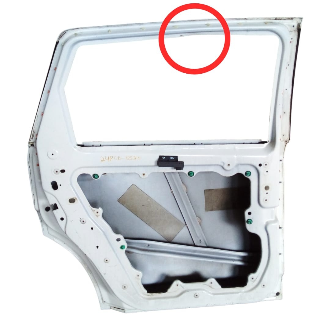 Porta Traseira Esquerda Fiat Freemont 2012 Para Recuperar  Traseira Esquerdo Branca 6