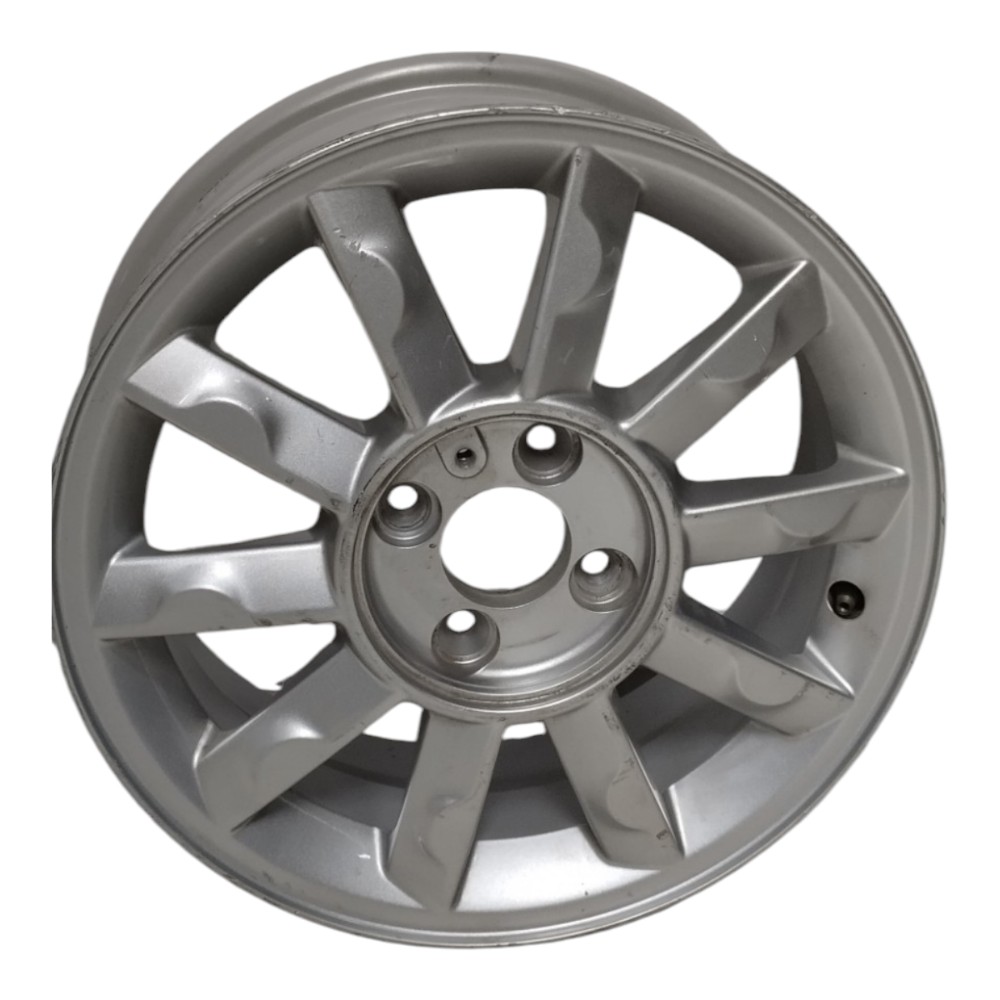 Roda Avulsa Original Aro 15 Renault Clio 2004 A 2012 Prata 3
