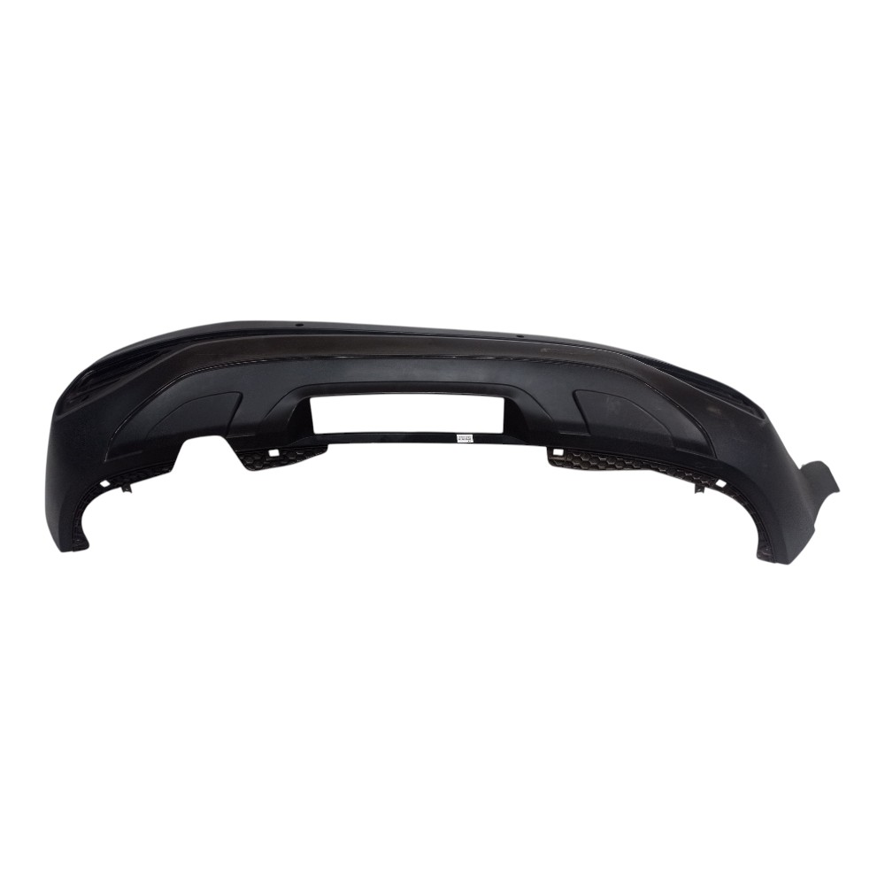 Moldura Parachoque Traseiro Inferior Vw Nivus 2020 2021  Preto 2