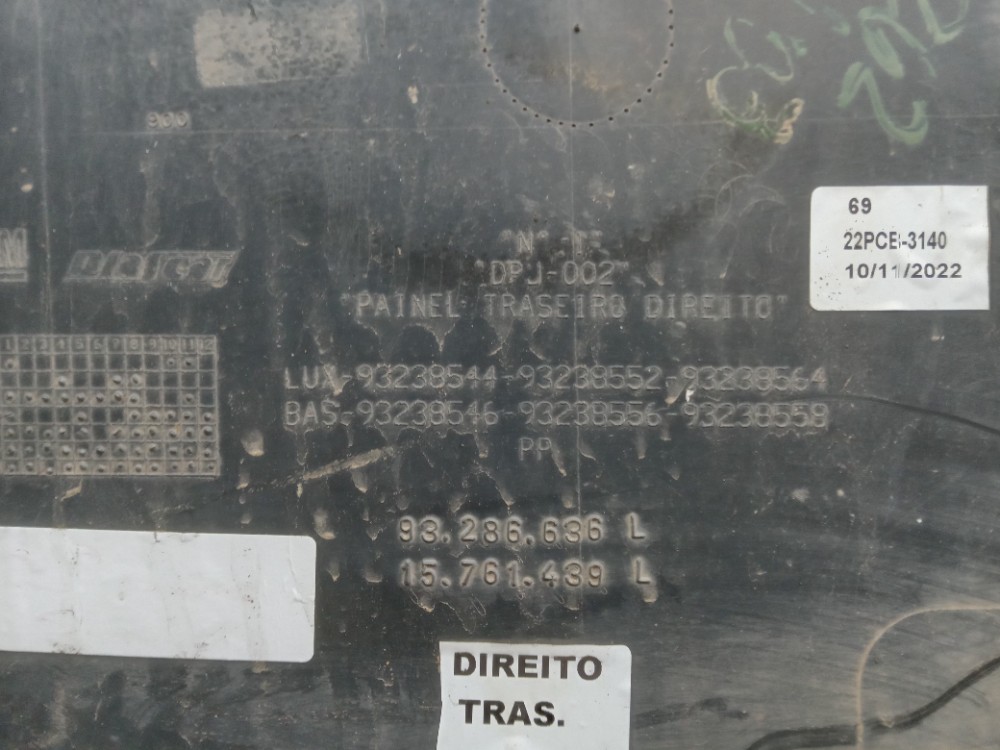 FORRO PORTA TRASEIRO LD GM S10 BLAZER 2001 3