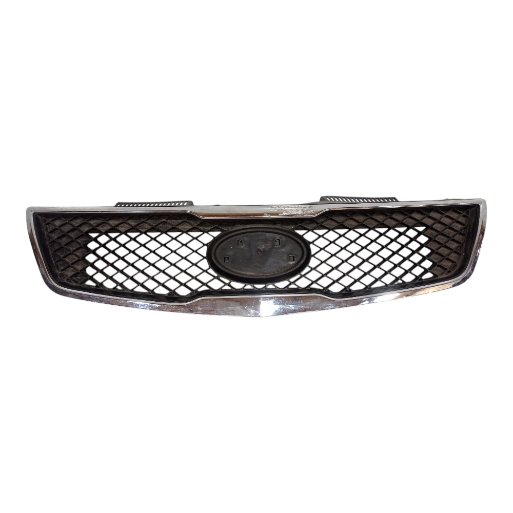 Grade Dianteira Superior Kia Cerato 2009 A 2013 Preto Cromado 2