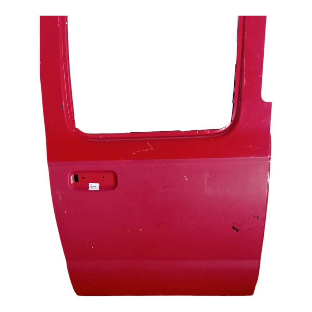 Porta Traseira Direita Nissan Frontier 2007 Com Detalhes  Traseira Direita Vermelho 2